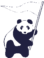 Panda_with_flag