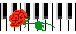 Piano_and_rose