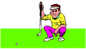 Golfer_sits